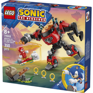 Lego Knuckles V Dr Eggman Egg Crusher Mech